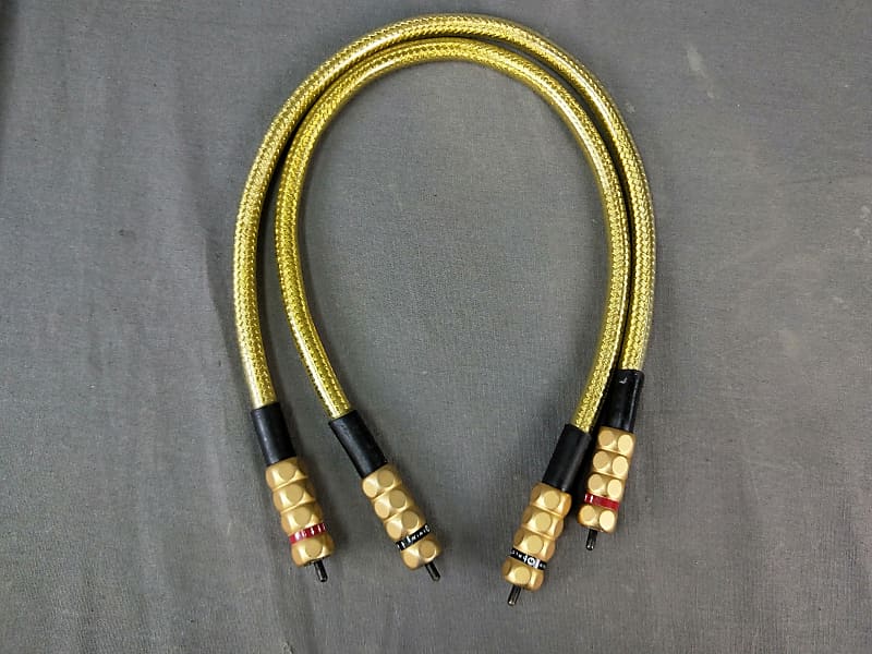 WIREWORLD GOLD ECLIPSE III 0.5M RCA Cable In Excellent Condition