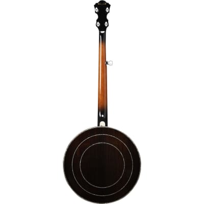 Ibanez B300 5-String Banjo, 22 Frets, Mahogany Neck, Rosewood Fretboard, Abalone Resonator Binding image 11