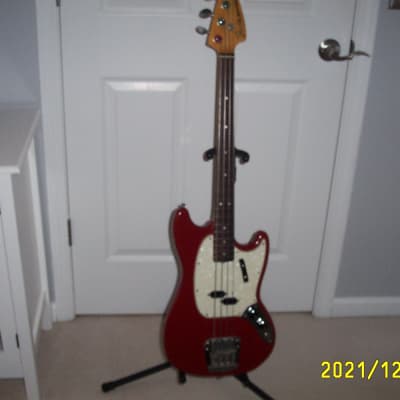 Fender Mustang Bass 1966 Dakota Red image 3