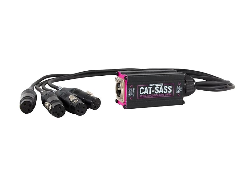 Elite Core CAT-SASS Special Application Snake System - (4) 3 Pin Female XLR image 1