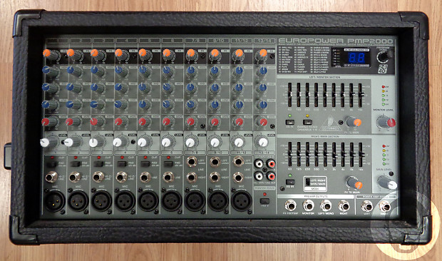 Behringer Europower PMP2000 Powered Mixer PA | Reverb Behringer Europower PMP2000 Powered Mixer PA | Reverb
