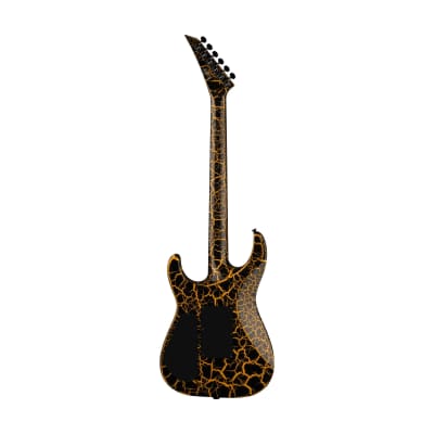 Jackson X Soloist SL3X DX Electric Guitar, Yellow Crackle image 2