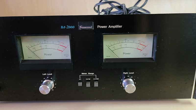 Sansui BA2000 Power Amplifier Vintage Home Audio Made In Japan 70's 80's  Reverb