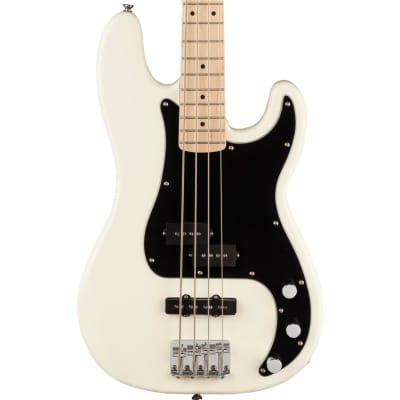 Squier Affinity Series Precision Bass PJ, Maple Fingerboard, Olympic White image 1