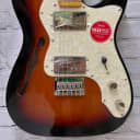 Fender Squier Classic Vibe 70's Telecaster Thinline Guitar, Sunburst - DEMO