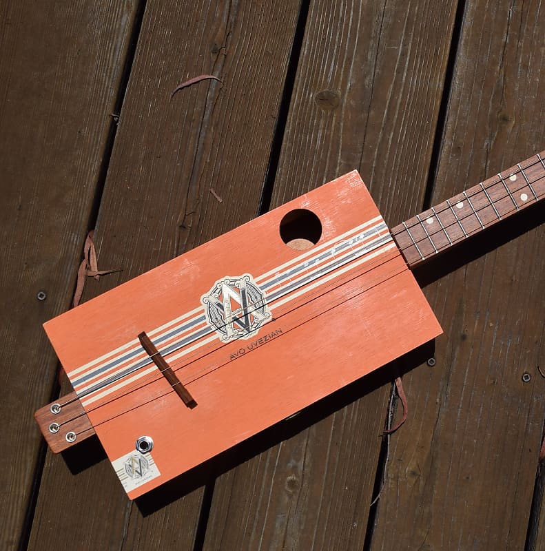 Cigar box guitar, 3string guitar, cbg Reverb