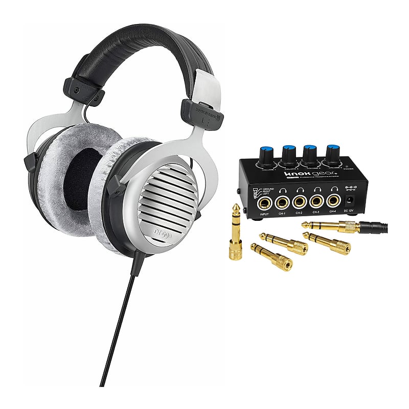 Beyerdynamic DT-990-PRO-250 Open Back Studio Headphones + Tube Headphone Amp
