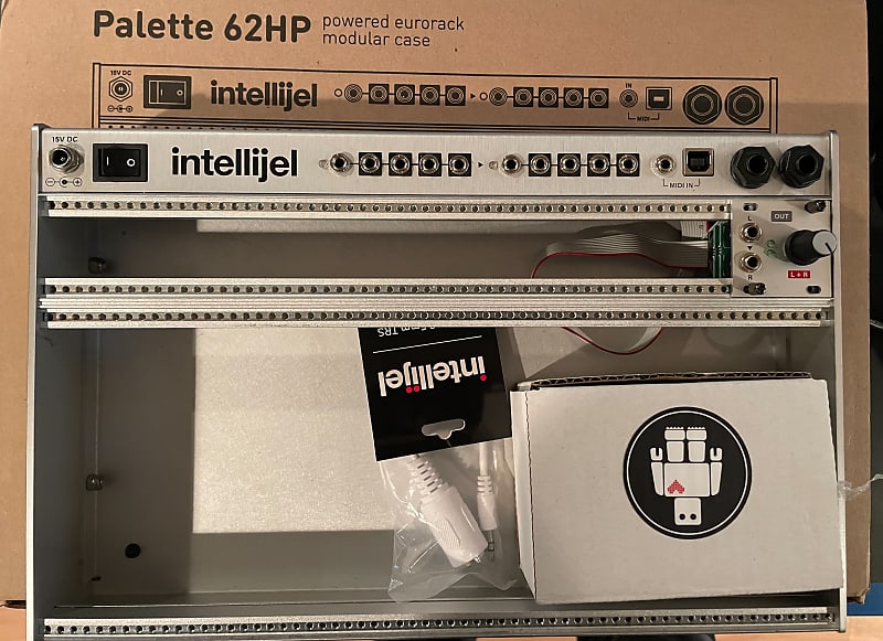 Intellijel palette case 62HP デッキセーバー付き Intellijel 4U Palette 62 HP Eurorack Case with Power Supply