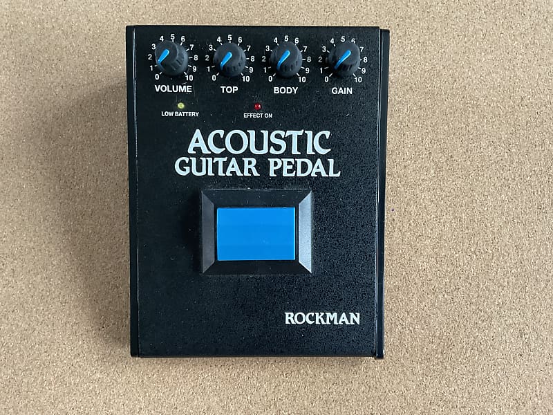 SR&D Rockman Acoustic Guitar Pedal Mid 90s Black Reverb