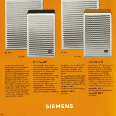 Siemens Hi Fi-Box RL 401 シーメンス スピーカー70's Siemens Hi Fi