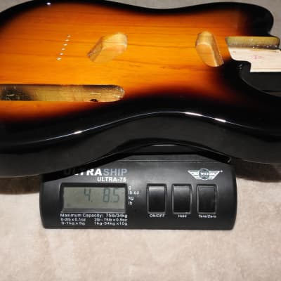 Mighty Mite MM2705AF-2TS Swamp Ash Tele Body 2 Tone Sunburst Thin Poly Finish Weighs 4lbs 8.5oz #2 image 6
