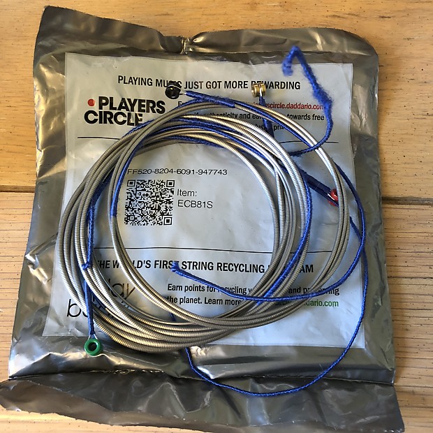 D Addario ECB81S Chromes Flatwound Bass Strings Light 45 100 Short Scale Barely Used