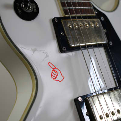 RARE Arbor Lawsuit Era Single Cut Electric Guitar (1980s, Vintage White) - NICE! image 21