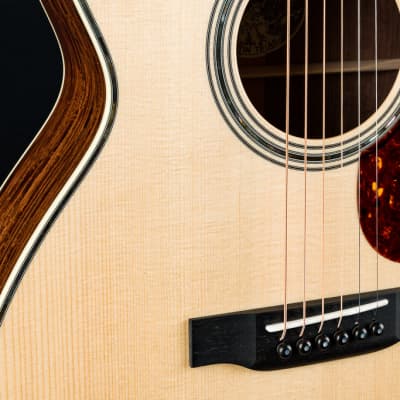 Collings OM-42 Custom Figured Bolivian Rosewood and German Spruce with Black Pearl NEW image 9