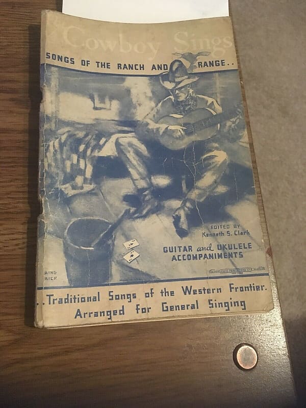 Cowboy Sings Songs of the Ranch and Range 1932 Songbook western Songs Bild 1