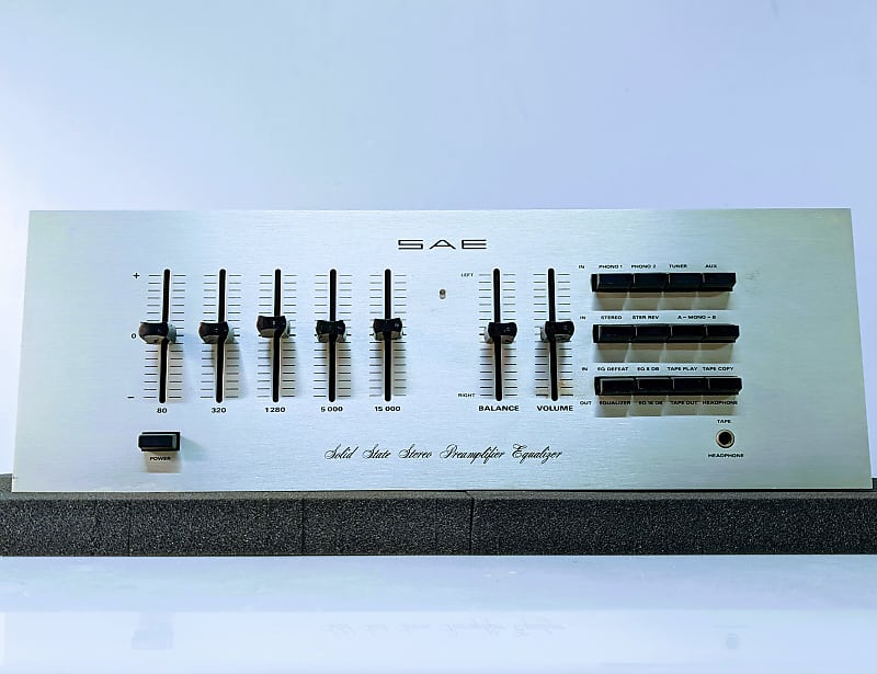 Vintage SAE S.A.E. Mark Nine IX Preamplifier Equalizer VIDEO | Reverb