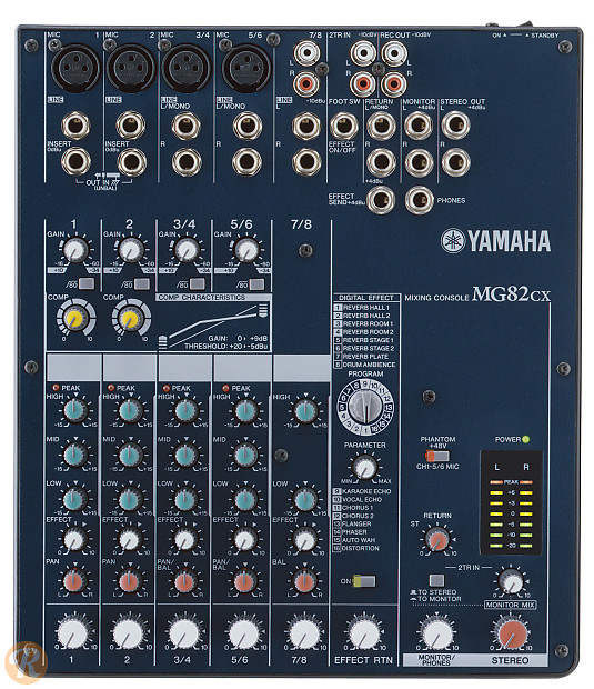 Yamaha MG82CX 8 Channel Mixer Bild 1