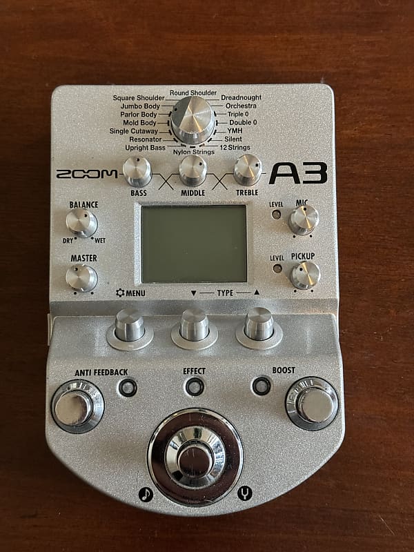 Zoom A3 Acoustic Guitar Preamp and Multi-Effect