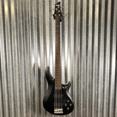 Schecter C-5 Deluxe 5 String Bass Satin Black Used image 2