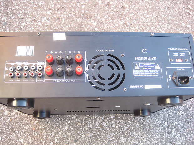 Pyle PT1100 Amplificador Estéreo de 4 canales - American Audio