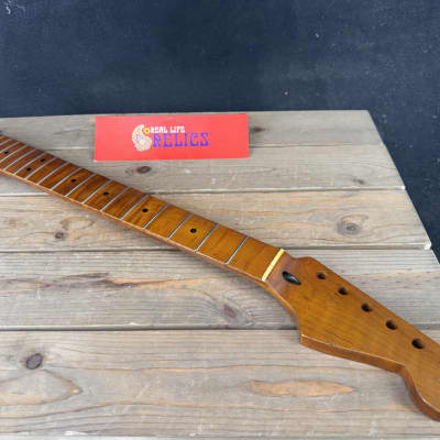 Real Life Relics Roasted Maple Stratocaster® Style Neck 22 Stainless Steel Fret SRMMF22SS #8
