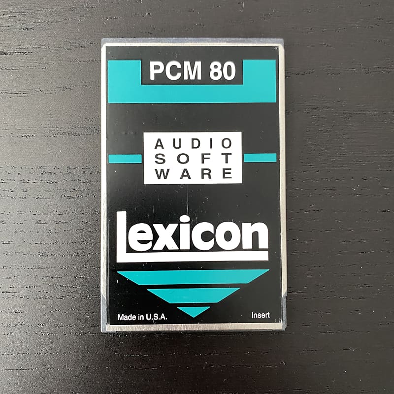 Lexicon PCM 80 Algorithm Card Vocal Fix Reverb