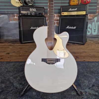 Gretsch G5022CWFE-12 Rancher Falcon Gloss White 12-String Electro-Acoustic for sale