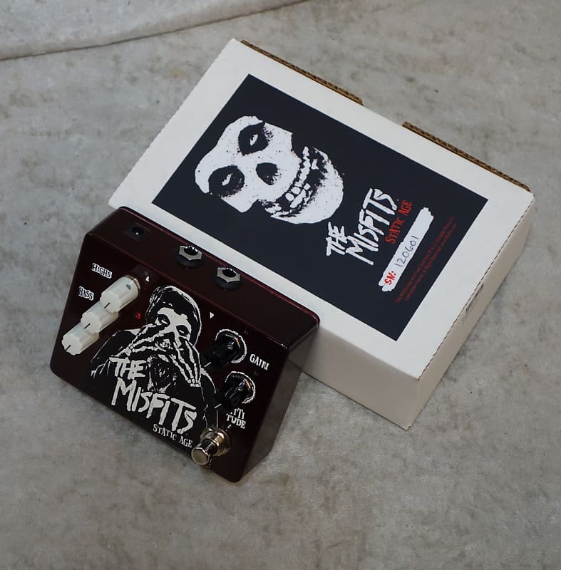 The Misfits Static Age distortion pedal - Red Fiend Club | Reverb