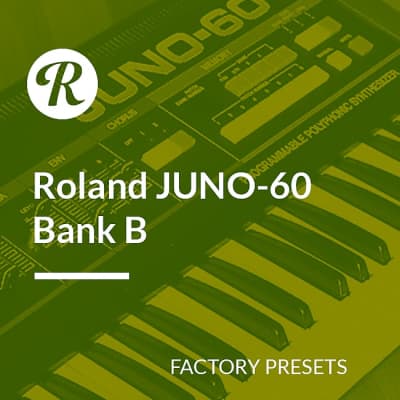 Roland JUNO-60 Factory Presets - Bank B