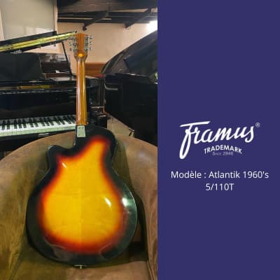 Framus Guitare Electrique Atlantik 5/110T 1960 image 3