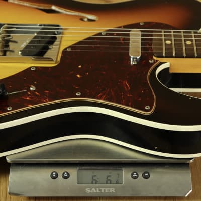 Fender Custom Shop Ltd Edition 60s Thinline  Tele Custom Journeyman Relic 3 Tone Sunburst CZ541140 image 15