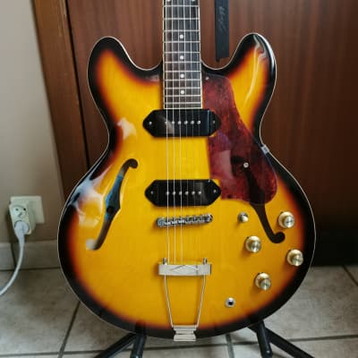Epiphone '61 50th Anniversary Casino 2011 - Vintage Sunburst image 3