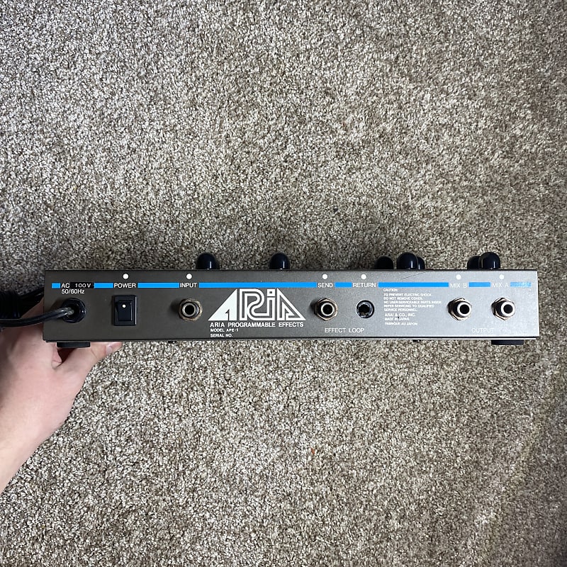 Aria APE-1 Rare Vintage 80's Analog Multi Effects Unit | Reverb
