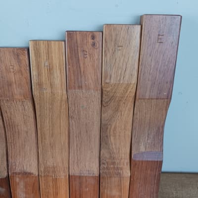 Marimba Wood Bars - Various 17 pieces, incomplete set image 15