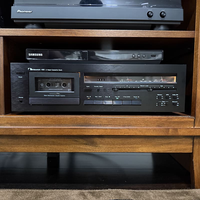 Nakamichi 480 Cassette Deck - All New Belts  			