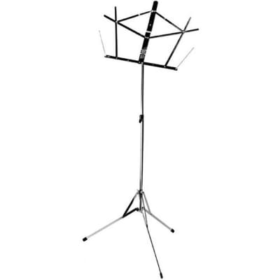 On-Stage Stands Compact Sheet Music Stand Black image 2