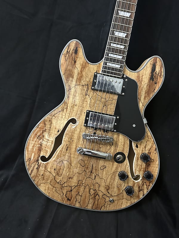 Firefly 338 guitar spalted shop maple