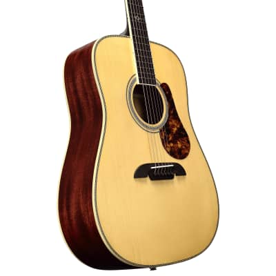Alvarez MD60e Herringbone Masterworks Dreadnought Guitar, Acoustic Electric 2024 - Natural Gloss image 4