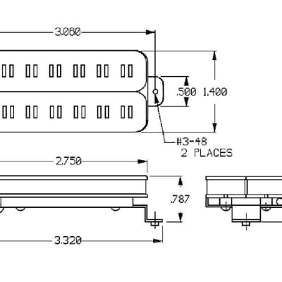 Seymour Duncan PA-TB2 Distortion Parallel Axis Trembucker - bridge image 4