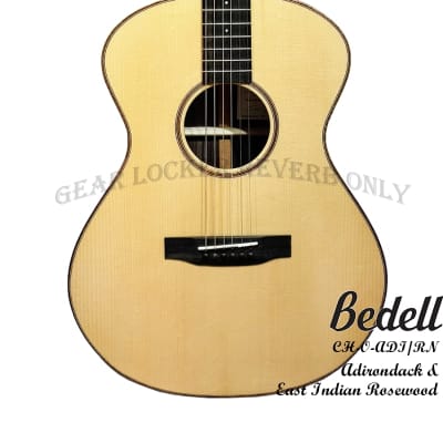 Bedell Coffee House Orchestra Natural Adirondack spruce & Indian rosewood handmade guitar for sale