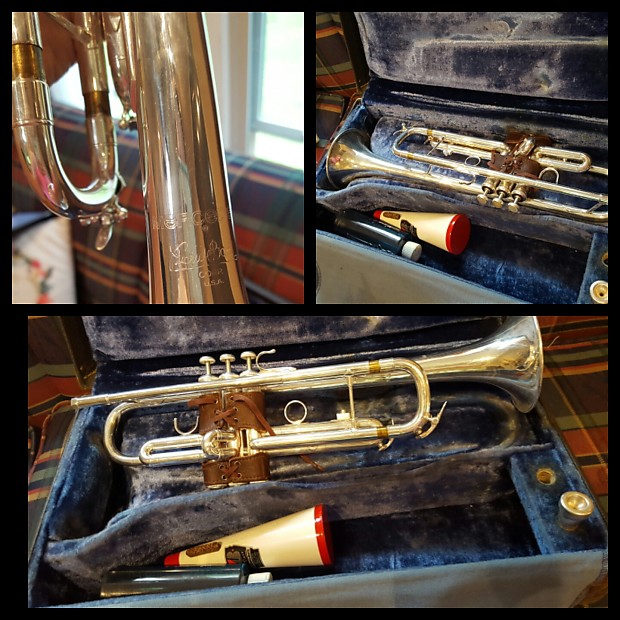 Bach Mercedes trumpet 1960's Silver - intermediate image 1
