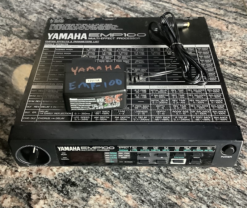 Yamaha EMP100 1/2 Rack Multi Effect Processor w/PS NICE! Reverb