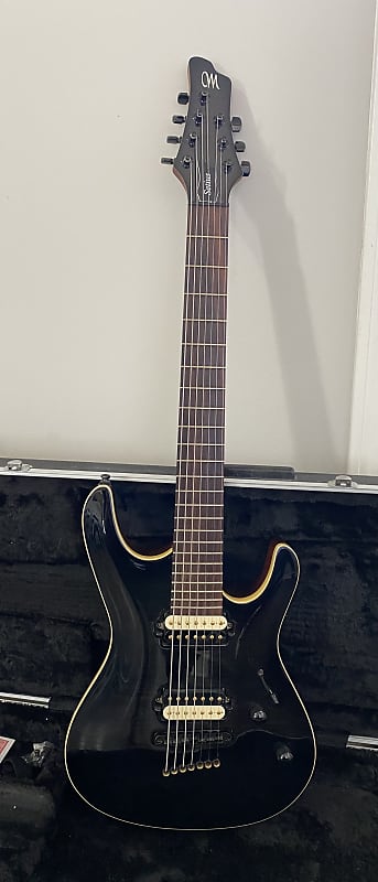 Mayones Setius GTM 7 Trans Black w/BKPs 7-strings Electric Guitar
