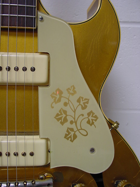 Gibson ES-295 1952-57 Creme & Gold Floral Pickguard | Reverb