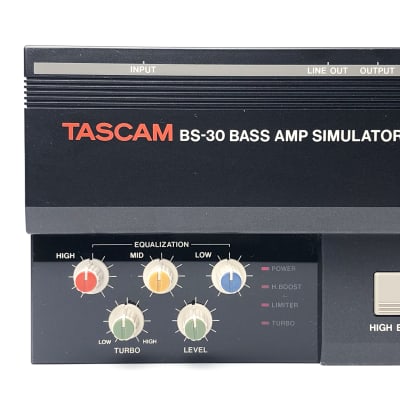 ベース TASCAM BS-30 BASS AMP SIMULATOR Tascam BS-30 Vintage Bass Amplifire Simulator | eBay
