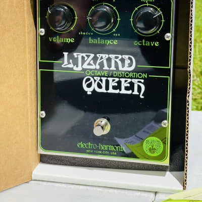 Electro-Harmonix / JHS "Big Box" Lizard Queen Octave Fuzz 2023 - Inverse Black / Green Limited Edition image 3