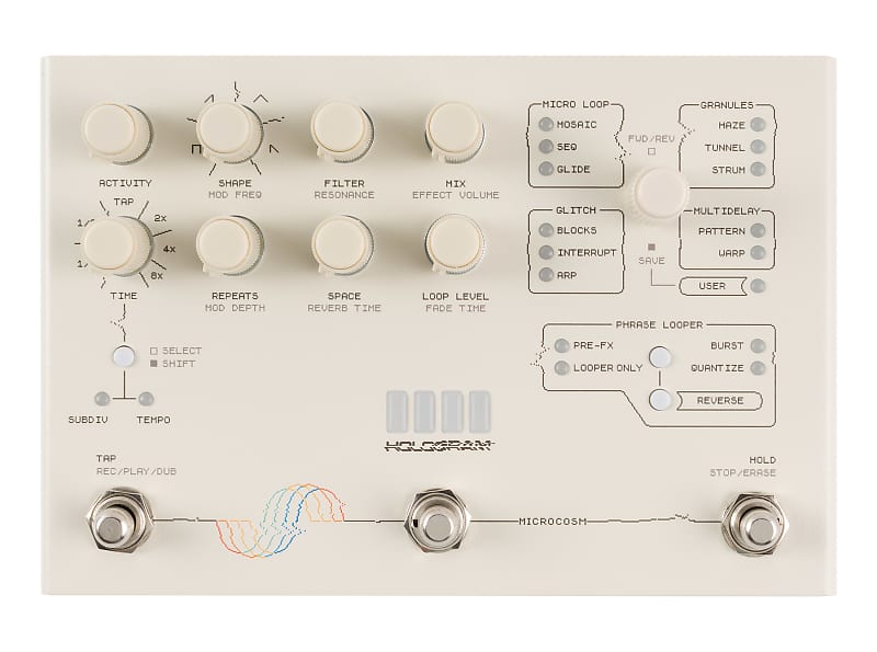 【美品】Hologram Microcosm Microcosm | Granular Looper & Glitch Pedal