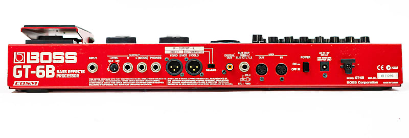 BOSS GT-6B ベース用エフェクトプロセッサー BOSS Bass Effects Processor GT-6B Guitar Multi-Effects