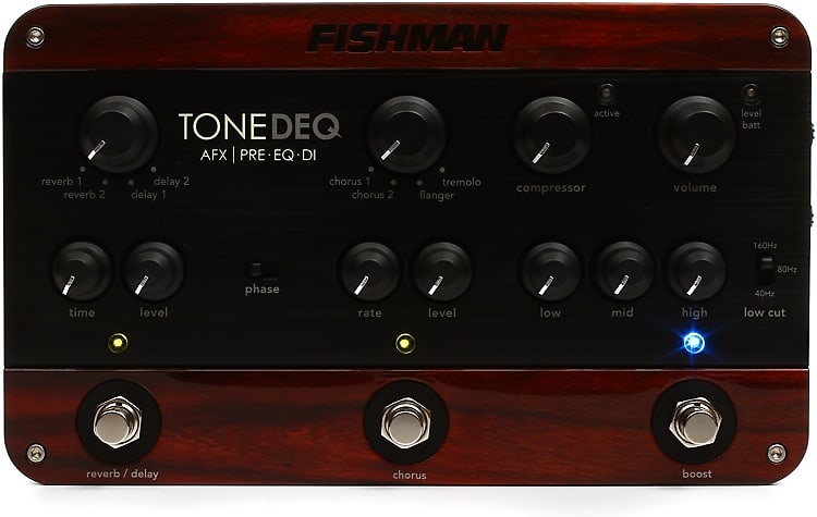 Fishman ToneDeq AFX Preamp EQ and DI with Dual Effects | Reverb