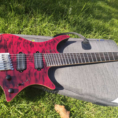 T's Guitars DST-PRO 24 Mahogany Limited Custom Trans Purple